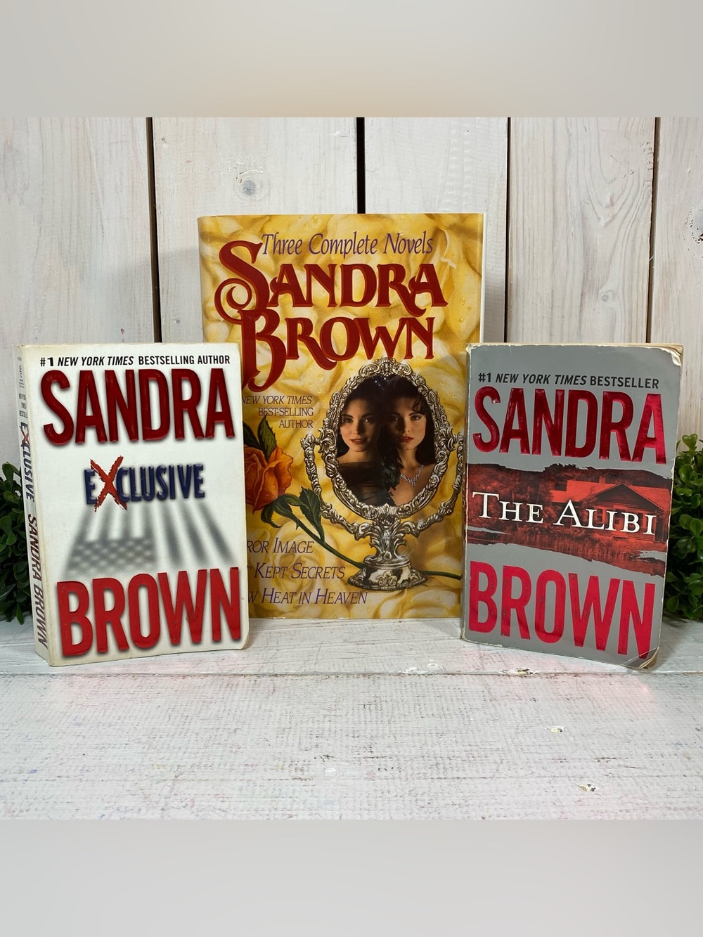 5 Sandra Brown Novels Hardcover & Paperback Books Mystery Thriller